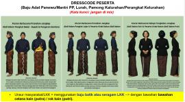 ATURAN BUSANA UNTUK PISOWANAN RAJA YOGYAKARTA